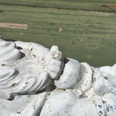 LOT 25P: Collection Of Concrete Yard Decor/Statues