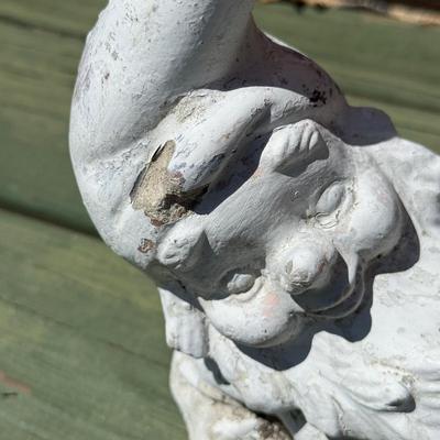 LOT 25P: Collection Of Concrete Yard Decor/Statues