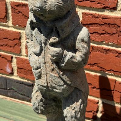 LOT 25P: Collection Of Concrete Yard Decor/Statues