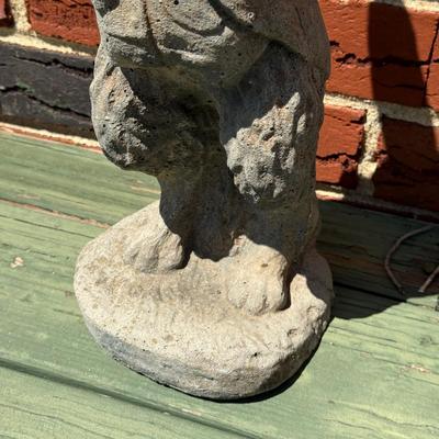 LOT 25P: Collection Of Concrete Yard Decor/Statues