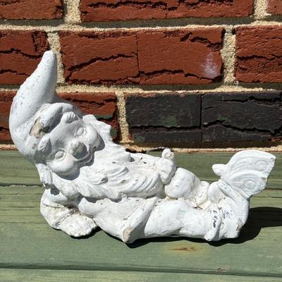 LOT 25P: Collection Of Concrete Yard Decor/Statues