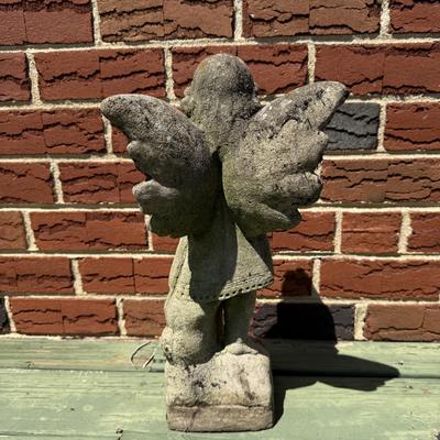 LOT 25P: Collection Of Concrete Yard Decor/Statues