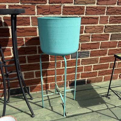 LOT 26P: Collection Of Beautiful Planters & Ceramic Mosaic Plant Stands