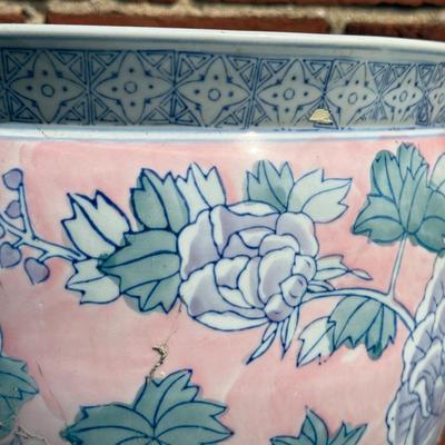 LOT 26P: Collection Of Beautiful Planters & Ceramic Mosaic Plant Stands