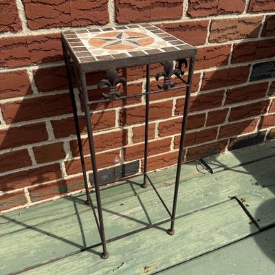LOT 26P: Collection Of Beautiful Planters & Ceramic Mosaic Plant Stands