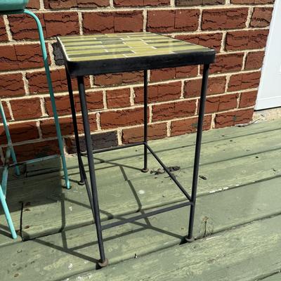LOT 26P: Collection Of Beautiful Planters & Ceramic Mosaic Plant Stands