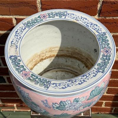 LOT 26P: Collection Of Beautiful Planters & Ceramic Mosaic Plant Stands