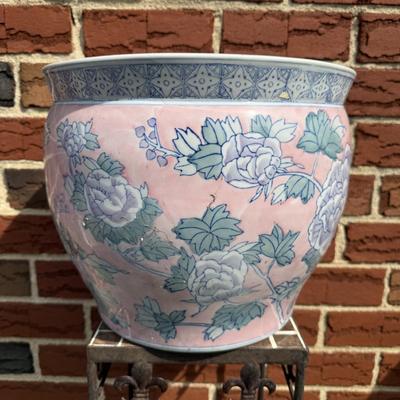 LOT 26P: Collection Of Beautiful Planters & Ceramic Mosaic Plant Stands