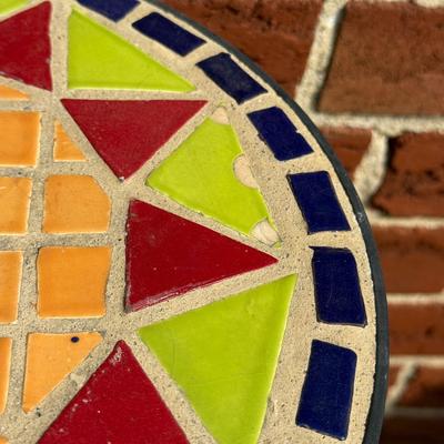 LOT 26P: Collection Of Beautiful Planters & Ceramic Mosaic Plant Stands