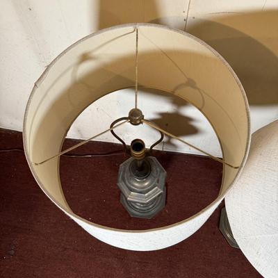 LOT 33: Pair Of Vintage Mid Century Stiffel Brass Table Lamps