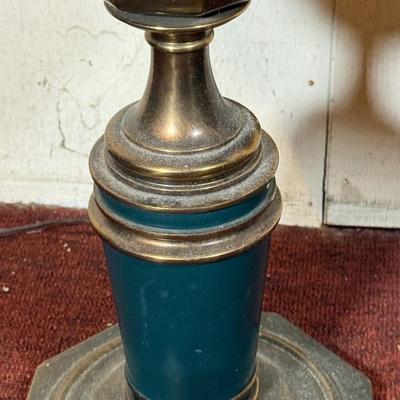 LOT 33: Pair Of Vintage Mid Century Stiffel Brass Table Lamps