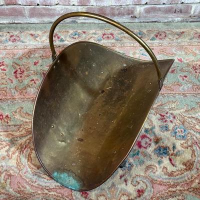 LOT 122B: Vintage Brass Fireplace Screen, Andirons, Tools & More!