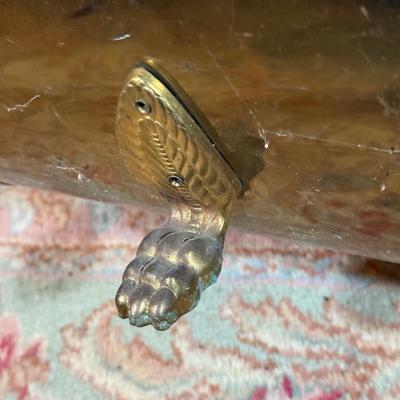 LOT 122B: Vintage Brass Fireplace Screen, Andirons, Tools & More!