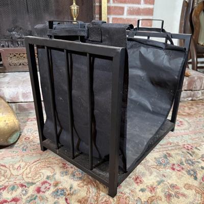 LOT 122B: Vintage Brass Fireplace Screen, Andirons, Tools & More!