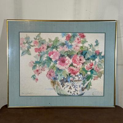 LOT 124B: "Wild Roses" Print by Nancy Lund