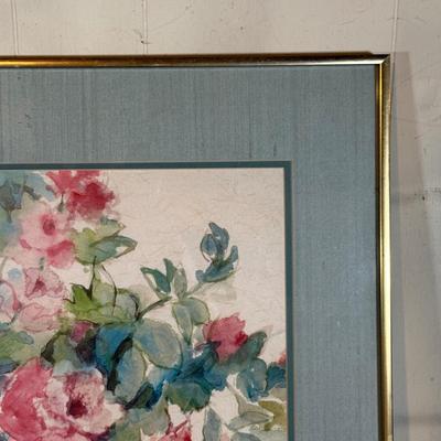 LOT 124B: "Wild Roses" Print by Nancy Lund