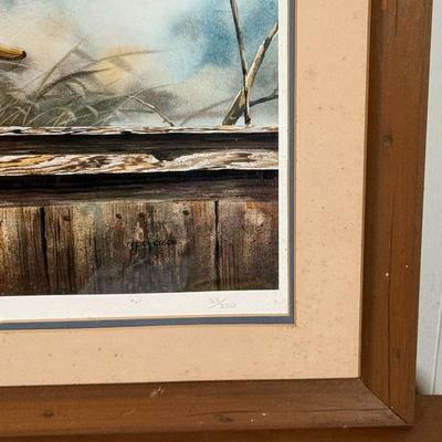 LOT 125B: Two Signed & Numbered Bird Themed Prints