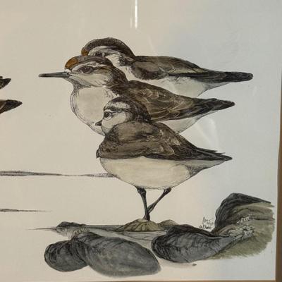 LOT 125B: Two Signed & Numbered Bird Themed Prints