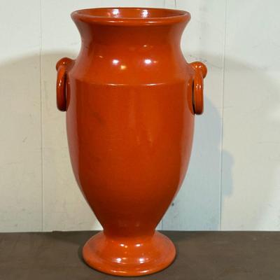 LOT 126B: Framed Maya Painted Ceramic & Vintage York Pottery Vase