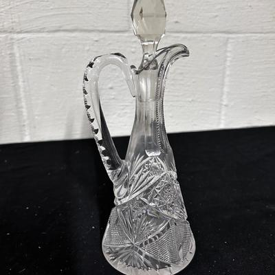 Cut glass Cruet