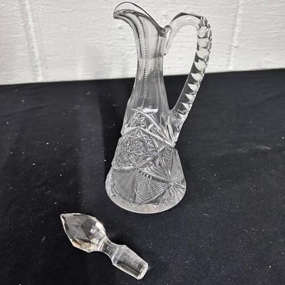 Cut glass Cruet
