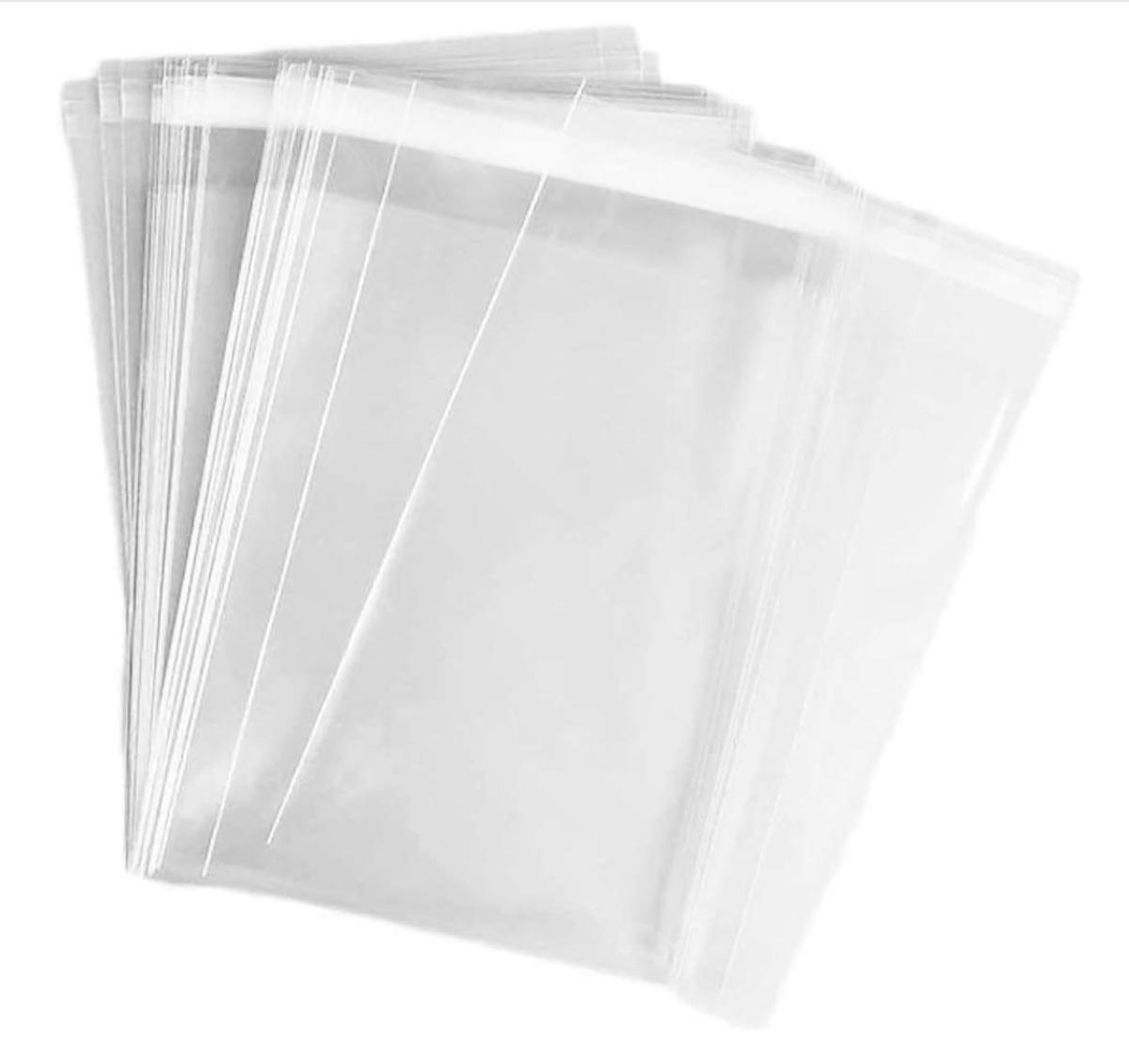 100x C6 Cello Bag 120x170mm Cellophane Clear Resealable Plastic Cards Reseal - Foto 2