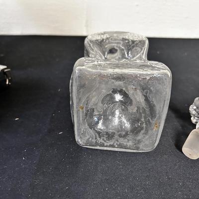 Etched Glass decanter