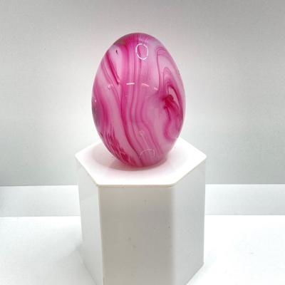 LOT 11: Gorgeous Pair of Art Glass Paperweights - One Signed and Dated by Artist