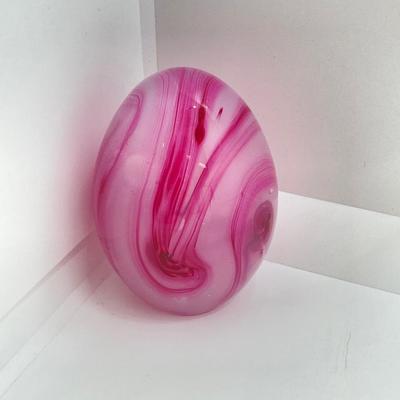 LOT 11: Gorgeous Pair of Art Glass Paperweights - One Signed and Dated by Artist