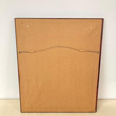 LOT 12: Framed Needle Point Merry Christmas "The Saturday Evening Post" Artwork