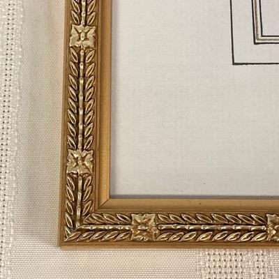 LOT 13: Framed Artwork "Pervenche" by Artist Pierre Joseph Redoute'