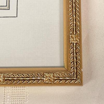 LOT 13: Framed Artwork "Pervenche" by Artist Pierre Joseph Redoute'