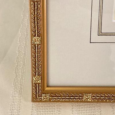 LOT 14: Framed Artwork "Ixia tricolor" by Artist Pierre Joseph Redoute'
