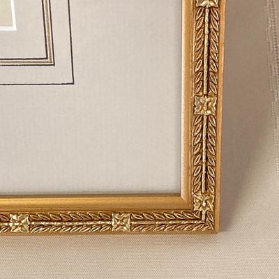 LOT 14: Framed Artwork "Ixia tricolor" by Artist Pierre Joseph Redoute'