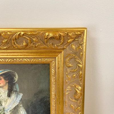 LOT 15: Beautiful Gold Framed Artwork Titled - "Spring" by The Shadow Catchers Group