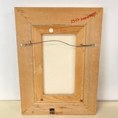 LOT 15: Beautiful Gold Framed Artwork Titled - "Spring" by The Shadow Catchers Group