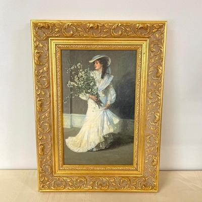LOT 15: Beautiful Gold Framed Artwork Titled - "Spring" by The Shadow Catchers Group