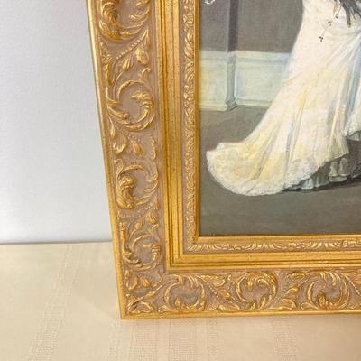 LOT 15: Beautiful Gold Framed Artwork Titled - "Spring" by The Shadow Catchers Group