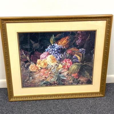 LOT 16: Decorative Arts, Inc. Framed Floral Artwork