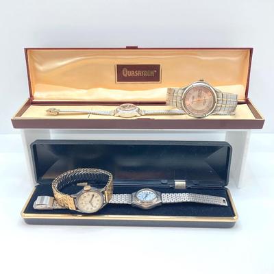 LOT 17: Collection of Watches - Swiss Bulova, Hamlin 360 Electra, Armitron and Sundial