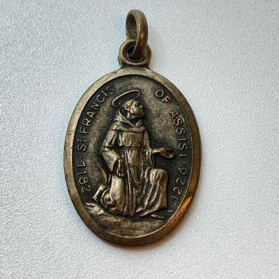 LOT 18: Large Collection of Religious Medals, Pins, Pendants and More