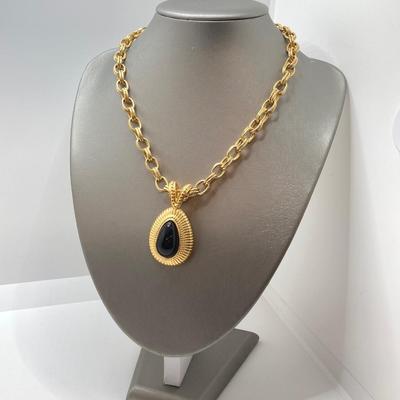 LOT 20: Multi Strand Necklace and Bracelet with Gold Tone Pendant Necklace