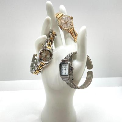 LOT 21: Watch Collection - Embe Swiss Watch, Armitron Now and Liz Claiborne
