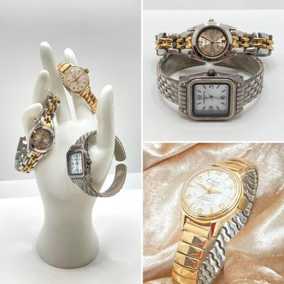 LOT 21: Watch Collection - Embe Swiss Watch, Armitron Now and Liz Claiborne