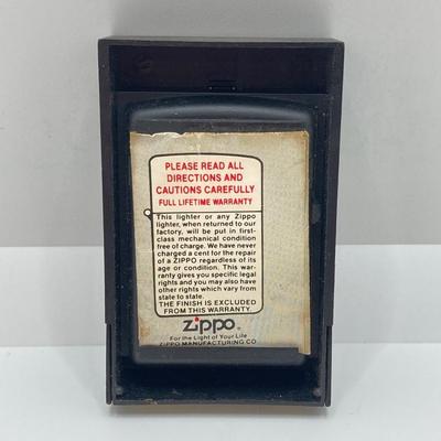 LOT 85: Vintage Lighters and Jewelry - Engraved Brass Zippo, Scripto and Stainless Steel Bracelet