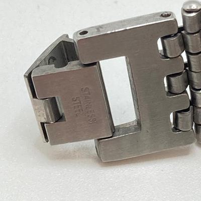 LOT 85: Vintage Lighters and Jewelry - Engraved Brass Zippo, Scripto and Stainless Steel Bracelet