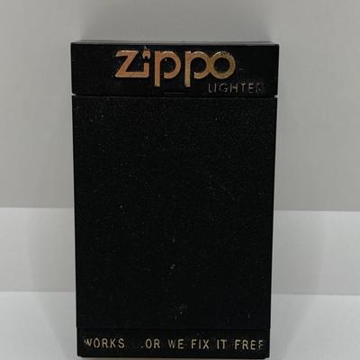 LOT 85: Vintage Lighters and Jewelry - Engraved Brass Zippo, Scripto and Stainless Steel Bracelet