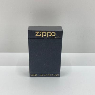 LOT 85: Vintage Lighters and Jewelry - Engraved Brass Zippo, Scripto and Stainless Steel Bracelet