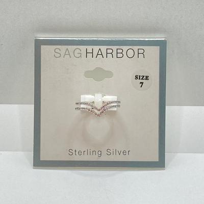 LOT 86: Sugarfix by Baublebar 14k Gold Plated / Sterling Silver Earrings, SAG Harbor Sterling Ring and Touch of Silver Hint of Gold Rings...