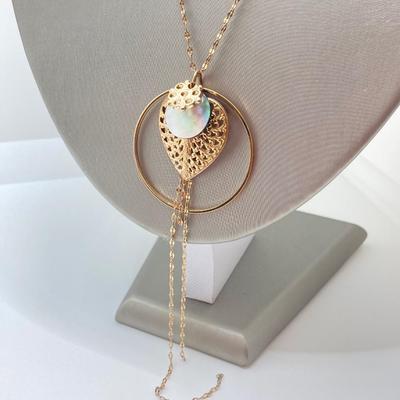 LOT 87: Vintage Express Rhinestone 15" Choker, Express Gold Tone 15" Choker and Multi-Strand Pendant Necklace 16"